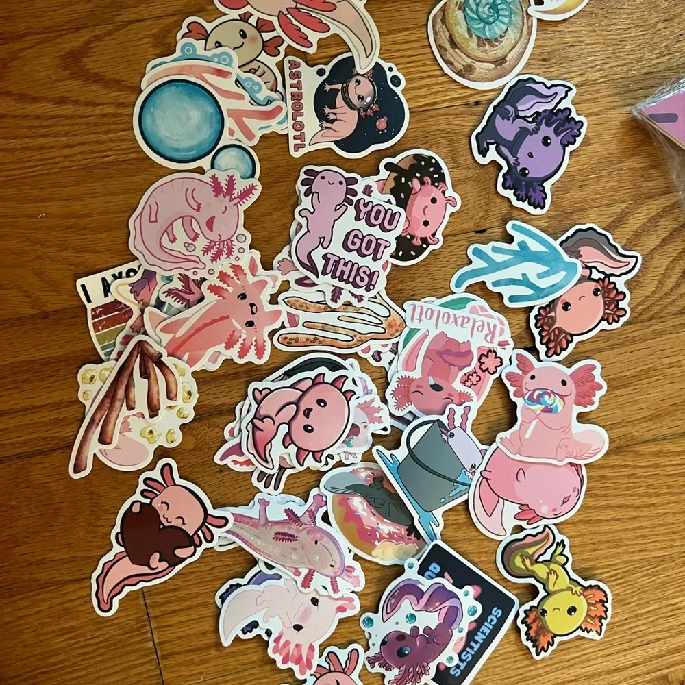 Cute Axolotl Sticker Pack